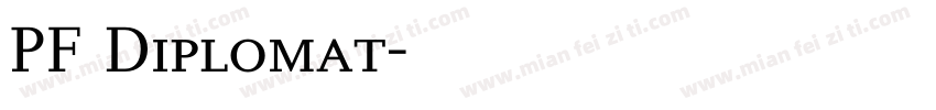 PF Diplomat字体转换